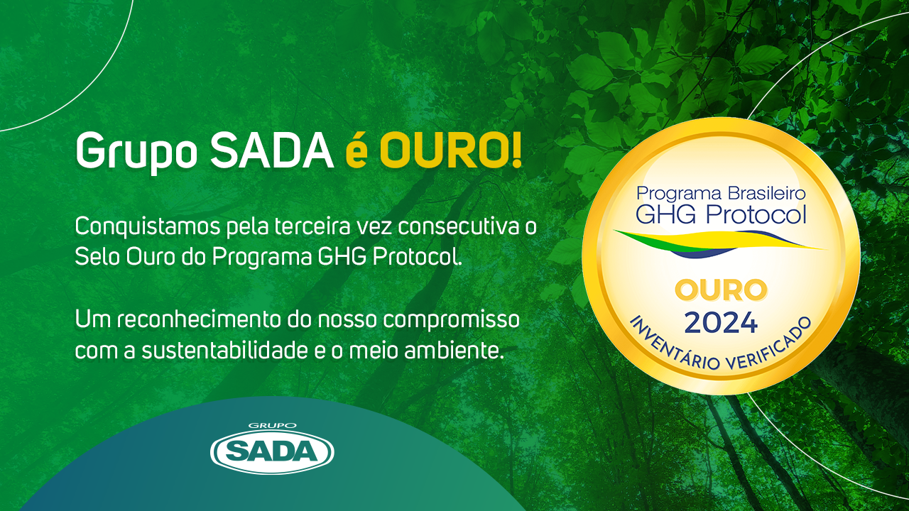 Grupo SADA garante Selo do GHG Protocol pela terceira vez consecutiva